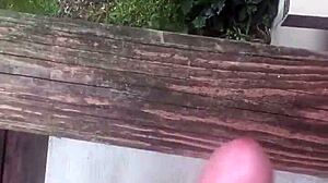 Outdoor Cum Jerk Off Solo Explosion