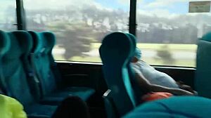 WOW! SEXY LATINA BLOWS BOYFRIEND HARD ON PUBLIC BUS FROM BOGOTA TO MEDELLIN!