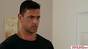 stepdad's touch makes petite teen squirt wildly