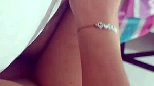 Young Amateur Latina Manhandles Neighbor's Huge Cock in Secret Home Stroke