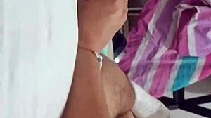 Young Amateur Latina Manhandles Neighbor's Huge Cock in Secret Home Stroke