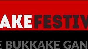 good looking babes deepthroat and swallow monster cocks at bukkake party