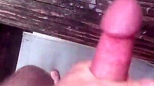 Outdoor Cum Jerk Off Solo Explosion