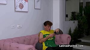 Latina Coed Throats Rimmed Fucked Outfit