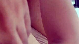 Young Amateur Latina Manhandles Neighbor's Huge Cock in Secret Home Stroke