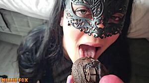 Amateur Milf Eats Thick Cum-Glazed Muffin Yum!