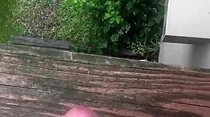 Outdoor Cum Jerk Off Solo Explosion