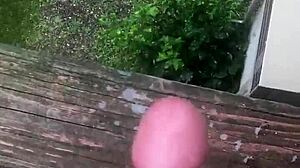 Outdoor Cum Jerk Off Solo Explosion