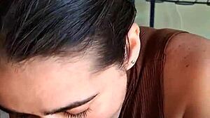 cum shower at work almost caught sailor wife blowjob handjob