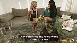 Shaved Milfs Arla And Sapphire Toy Pussies In HD Girl-On-Girl.