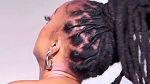 ebony teen 18+ beauty strips her chocolate body with playboy