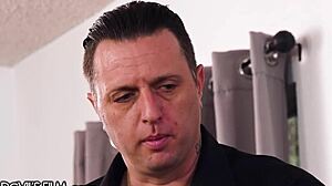 lauren phillips caught fucking young plumber cumshot devilsfilm!