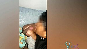 midget on all fours gives sloppy blowjob feast?