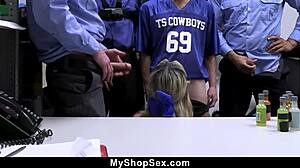 shoplifter's tight pussy drips for rough banging?