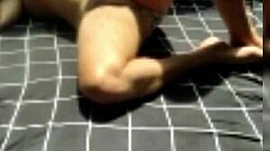 sexy naked webcam tease hides wild garage flashing with bad wolf28