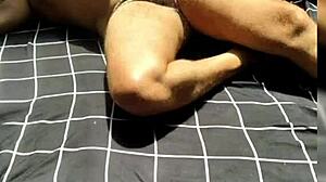 sexy naked webcam tease hides wild garage flashing with bad wolf28