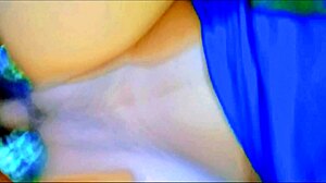 horny stepmom jerks husbands dick while stepson fucks her ass and pussy