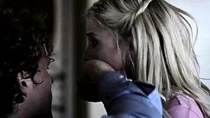 Virgin Girlfriend's Petite Blonde Body Used for Debt Payment Sex