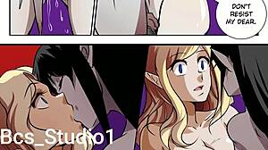 Vampire Seductress Rides Cowgirl on Massive Tits Transformation