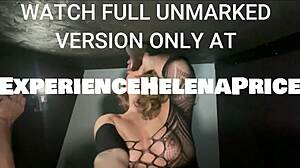 helenaprice's gloryhole cuckold date swallows interracial cum behind the scenes