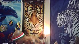 Maxxx Loadz pounds hot Asian pussy backstage at porn shoot.