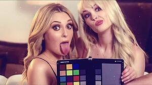 all natural blonde charlotte sins joi masturbation red lingerie stockings heels toys