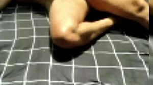 sexy naked webcam tease hides wild garage flashing with bad wolf28