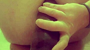 Mostevie bounces big black monster cock as mistress films her ass