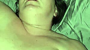 milf enjoys deep creampie while camping outdoors