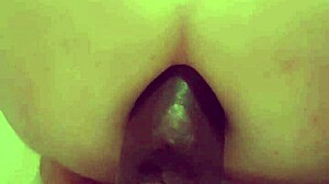 Mostevie bounces big black monster cock as mistress films her ass