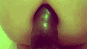 Mostevie bounces big black monster cock as mistress films her ass