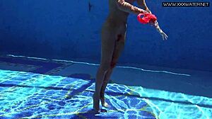 Very Hot Russian Teen Mary Kalisy Poses Nude By Pool In Bikini