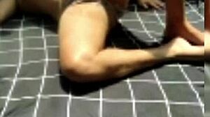 sexy naked webcam tease hides wild garage flashing with bad wolf28