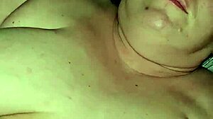 milf enjoys deep creampie while camping outdoors