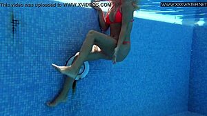 Very Hot Russian Teen Mary Kalisy Poses Nude By Pool In Bikini