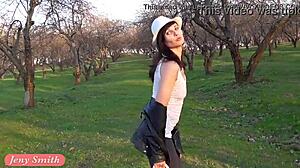 jeny smith's see-through yoga pants camel toe tease