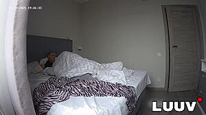 luuv morning sex as kareflore and abbadon flash tits before bareback bedroom pounding