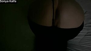 Horny stepmom sneaks party fuck with cum on big natural asian ass pov