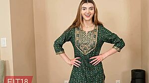 hey julia james, fit18's 48kg skinny indian teen pov casting and creampie chat