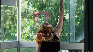 you want this horny cleaning lady's mouth on your dick deep?