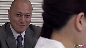 bushy pussy secretary uncensored office creampie seduction!