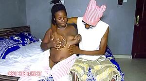 Lonely Housewife MOANS from Delivery Guy's PUSSY LICKING Orgasms