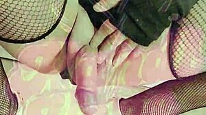 sexy sissy shemale slut flashes ass in hot pmv compilation