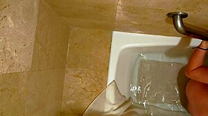 Caught Stepsis Cums Dripping In Bathtub Toy Fuck