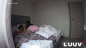 luuv morning sex as kareflore and abbadon flash tits before bareback bedroom pounding