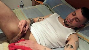 i jerk off in my wife's panties while she deepthroats my throbbing cock