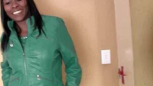 Thick Black Mama's Fat Pussy Destroyed by White Monster Cock!