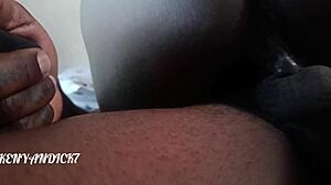 ebony mommy milf rides my big black cock creampie tight pussy
