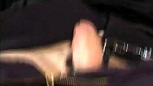 Ebony whore handcuffed for cop's deep interracial pounding