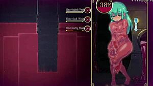 mage kanade's futanari ass milk blowjob in dungeon slime quest